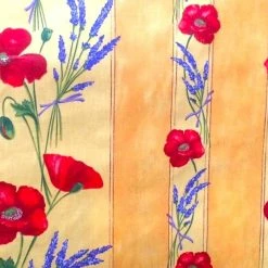 Pippins Tea Company Inc. General Store Tablecloth, Provence, Poppies, Multiple Sizes