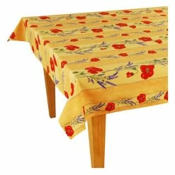 Pippins Tea Company Inc. General Store Tablecloth, Provence, Poppies, Multiple Sizes