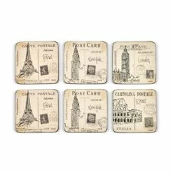 General Store Pimpernel Postcard - Coaster