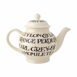 Emma Bridgewater Teapot 4 Mug - Black Toast Tea Wares
