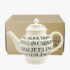 Emma Bridgewater Teapot 4 Mug - Black Toast Tea Wares