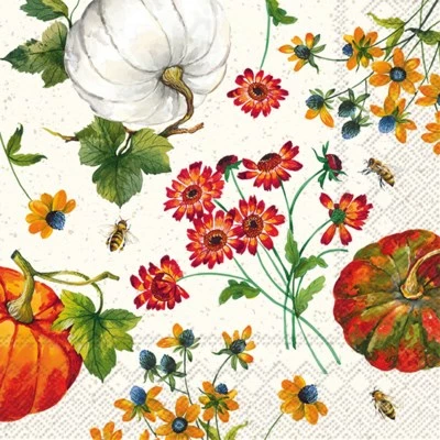Cheapest βοΈ Pippins Tea Company Inc. General Store Napkin, Pumpkin Flowers, Lunch π₯ 1 Pippins Tea Company Inc. General Store Napkin, Pumpkin Flowers, Lunch