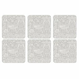 Cheap ✨ Pimpernel Pure Morris Strawberry Thief - Coaster ⌛ 1 Pimpernel Pure Morris Strawberry Thief - Coaster