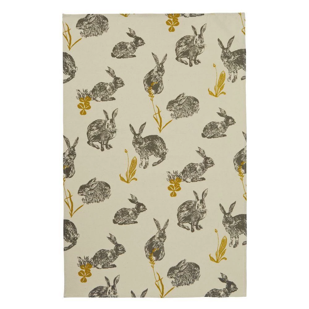 Flash Sale β¨ Tea Towel, Block Print Rabbit By Ulster Weavers π 1 Tea Towel, Block Print Rabbit By Ulster Weavers