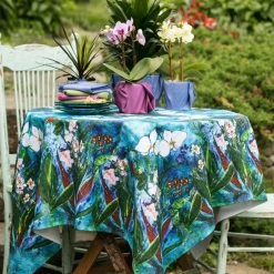 Tablecloth, April Cornell, Rainforest RECTANGLE Tablecloth 54x90" Tablecloths & Runners