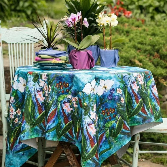 Budget 🔥 Tablecloth, April Cornell, Rainforest RECTANGLE Tablecloth 54x90" Tablecloths & Runners 😍 1 Tablecloth, April Cornell, Rainforest RECTANGLE Tablecloth 54x90" Tablecloths & Runners