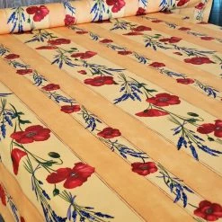 Pippins Tea Company Inc. General Store Tablecloth, Provence, Poppies, Multiple Sizes