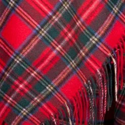 Pippins Tea Company Inc. General Store Royal Stewart, Lambswool Long Womens Cape