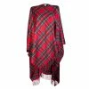 Pippins Tea Company Inc. General Store Royal Stewart, Lambswool Long Womens Cape