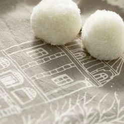 Pippins Tea Company Table Runner, Village