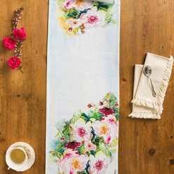 Table Runner, April Cornell, Peony Watercolour Table Runner 13x72"