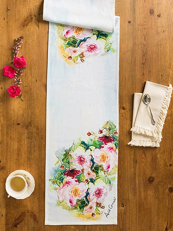 Coupon π Table Runner, April Cornell, Peony Watercolour Table Runner 13x72" β¨ 1 Table Runner, April Cornell, Peony Watercolour Table Runner 13x72"