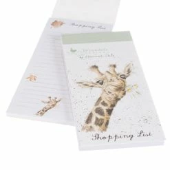 Note Pad With Magnet, Wrendale Giraffe