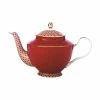 Pippins Tea Company Inc. Classic Silk Road Red Teapot With Infuser