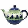 Tea Wares Boleslawiec Polish Pottery - Spring Bunny Afternoon Teapot