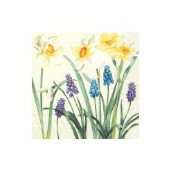 Pippins Tea Company Inc. Napkin, Paper, Spring Flowers, Luncheon General Store