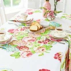 Tablecloth, April Cornell, Rose Hip RECTANGLE Tablecloth 60x90"