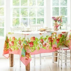Tablecloth, April Cornell, Rose Hip RECTANGLE Tablecloth 60x90"