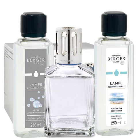 Brand new π General Store Maison Berger Paris, Lamp: Essential Square Set, Ocean Breeze & So Neutral π 1 General Store Maison Berger Paris, Lamp: Essential Square Set, Ocean Breeze & So Neutral