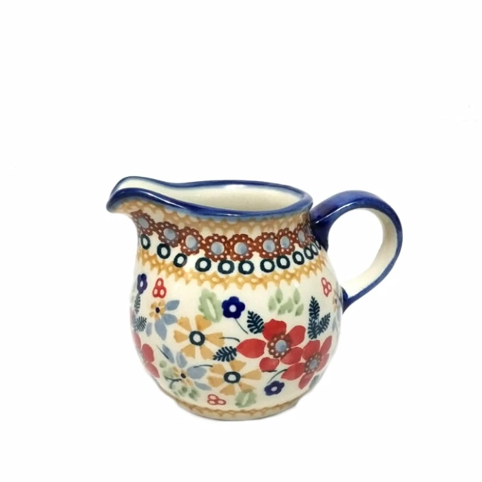 Promo π Boleslawiec Polish Pottery - π Summer Garden Creamer & Sugar Bowl Set Tea Wares β€οΈ 1 Boleslawiec Polish Pottery - Summer Garden Creamer & Sugar Bowl Set Tea Wares