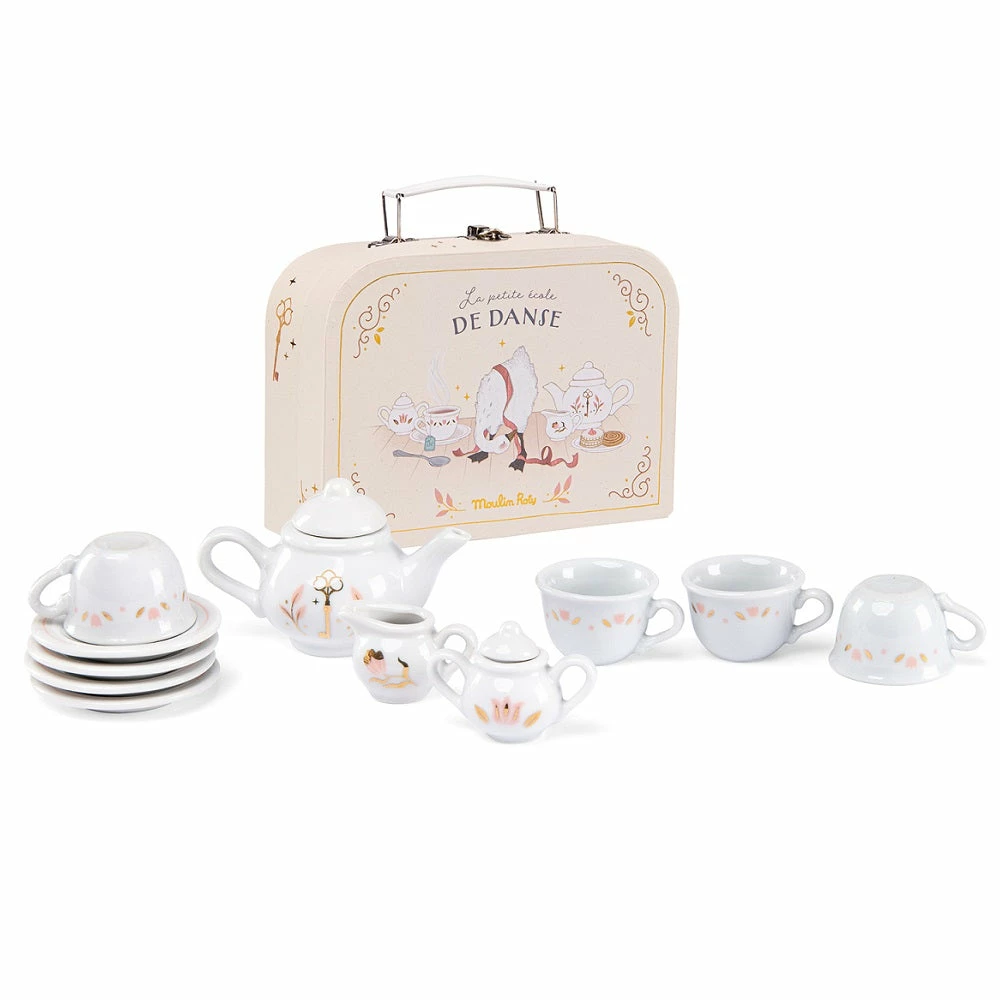 Best reviews of ๐ Pippins Tea Company Inc. Children's Tea Set, Moulin Roty, Petite Ecole De Danse Tea Wares ๐ 1 Pippins Tea Company Inc. Children's Tea Set, Moulin Roty, Petite Ecole De Danse Tea Wares