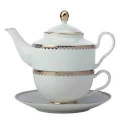 Pippins Tea Company Inc. Classic Silk Road White Tea For One With Infuser Tea Wares