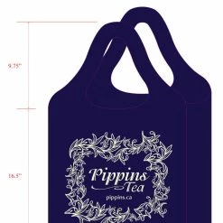 Pippins Tea Company Inc. Pippins, Reusable Roll Up Tote Bag General Store
