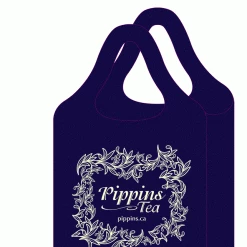 Pippins Tea Company Inc. Pippins, Reusable Roll Up Tote Bag General Store