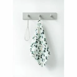 Pippins Tea Company Inc. Tea Towel, Linen, White Eucalyptus General Store