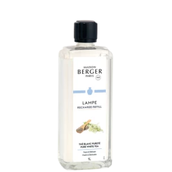 Maison Berger Paris, Lamp Fragrance: Pure White Tea 1 Litre General Store