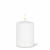 Pippins Tea Company Candle, Pillar Small White