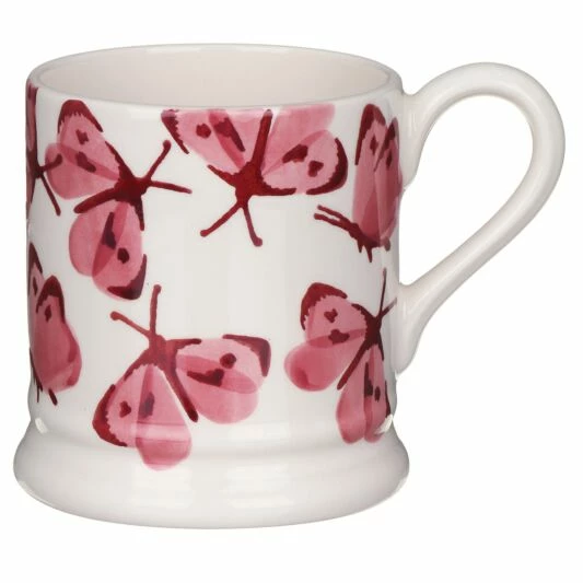Best Pirce π₯° Emma Bridgewater 1/2 Pint Mug - Pink Cabbage White Butterfly π 1 Emma Bridgewater 1/2 Pint Mug - Pink Cabbage White Butterfly