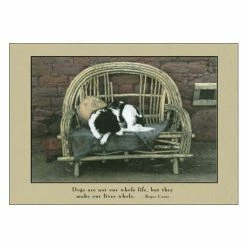 Pippins Tea Company Inc. Card. Sympathy; Dog
