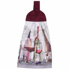 Pippins Tea Company Inc. Tea Towel, Wine Tie