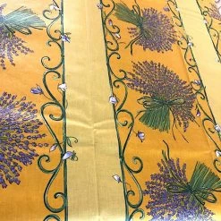 Pippins Tea Company Inc. General Store Tablecloth, Provence, Yellow Lavender Rectangle